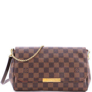 Louis Vuitton MM Favorite Handbag Damier